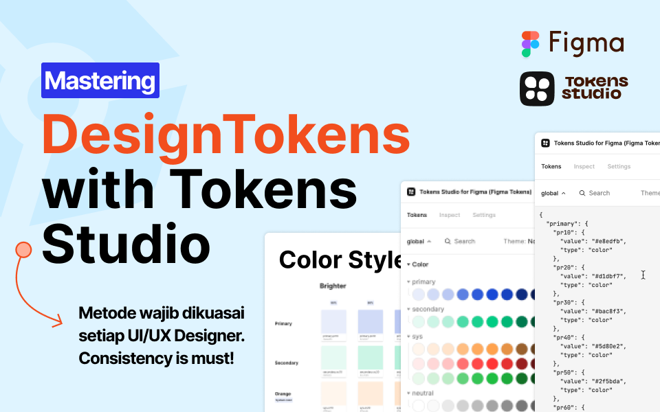 Kelas Mastering Figma Design Tokens Dengan Tokens Studio di BuildWithAngga